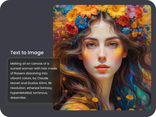using text prompt generated close-up woman portrait
