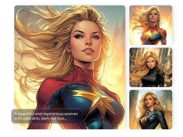 four comic book illustrations of the Joker with different poses and scenes