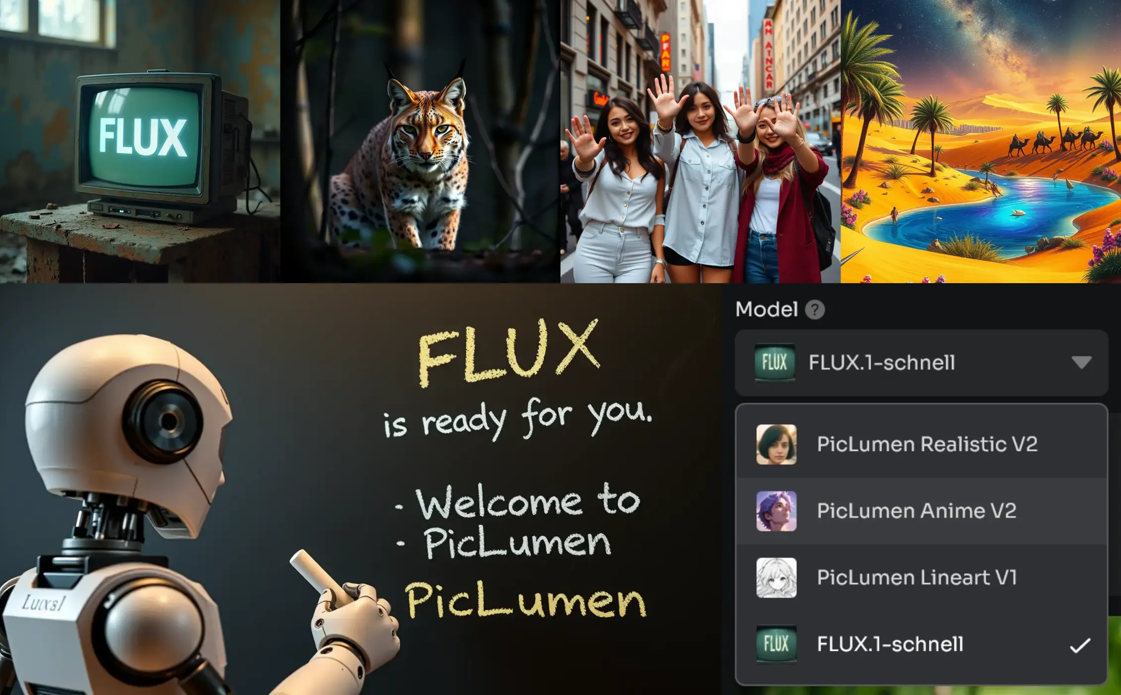 PicLumen Integrates FLUX.1: Elevating User Experience with Cutting-Edge AI Art