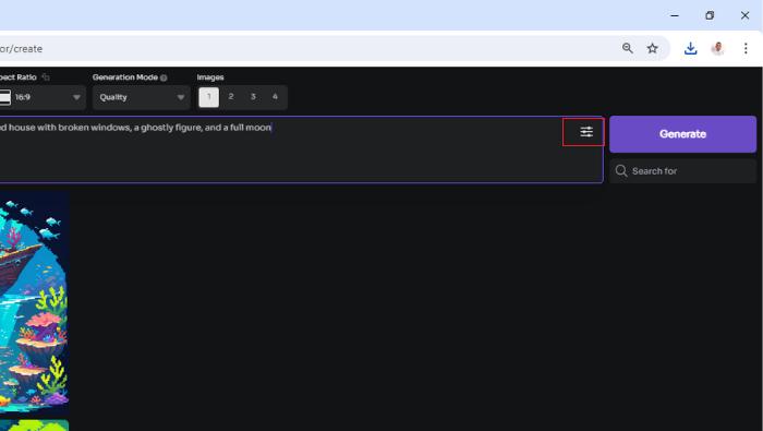 the location of PicLumen advanced parameters