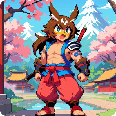 36-bit samurai character