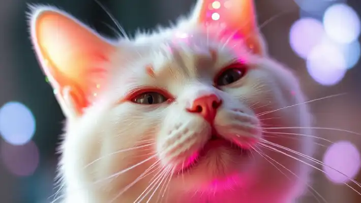 PicLumen AI image generator: a cute cat