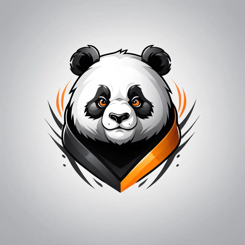 PicLumen AI logo generator: a logo featuring a panda