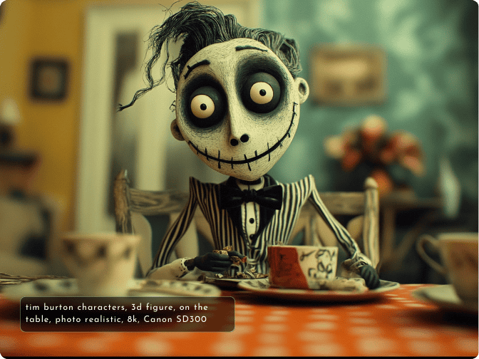 Bring Your Tim Burton Character Alive in Stories