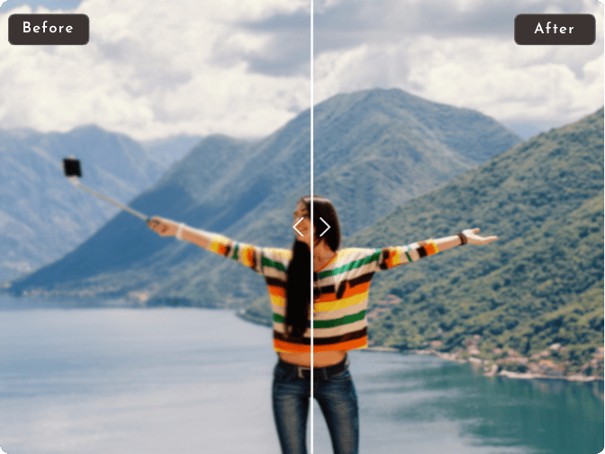 PicLumen ai image upscaler - optimized travel photo