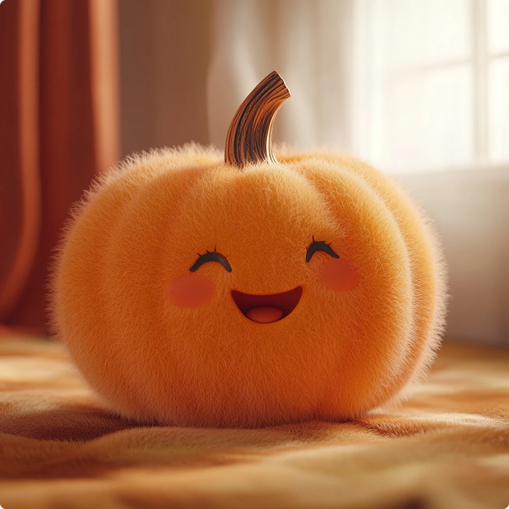 a pumpkin character